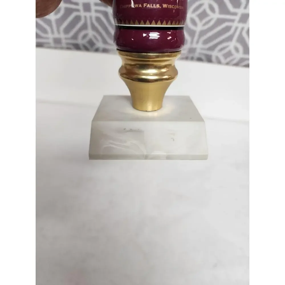 Leinenkugels Leinie's Berry Weiss Beer Tap Handle 13 Inch Tall Wood Canoe Berry